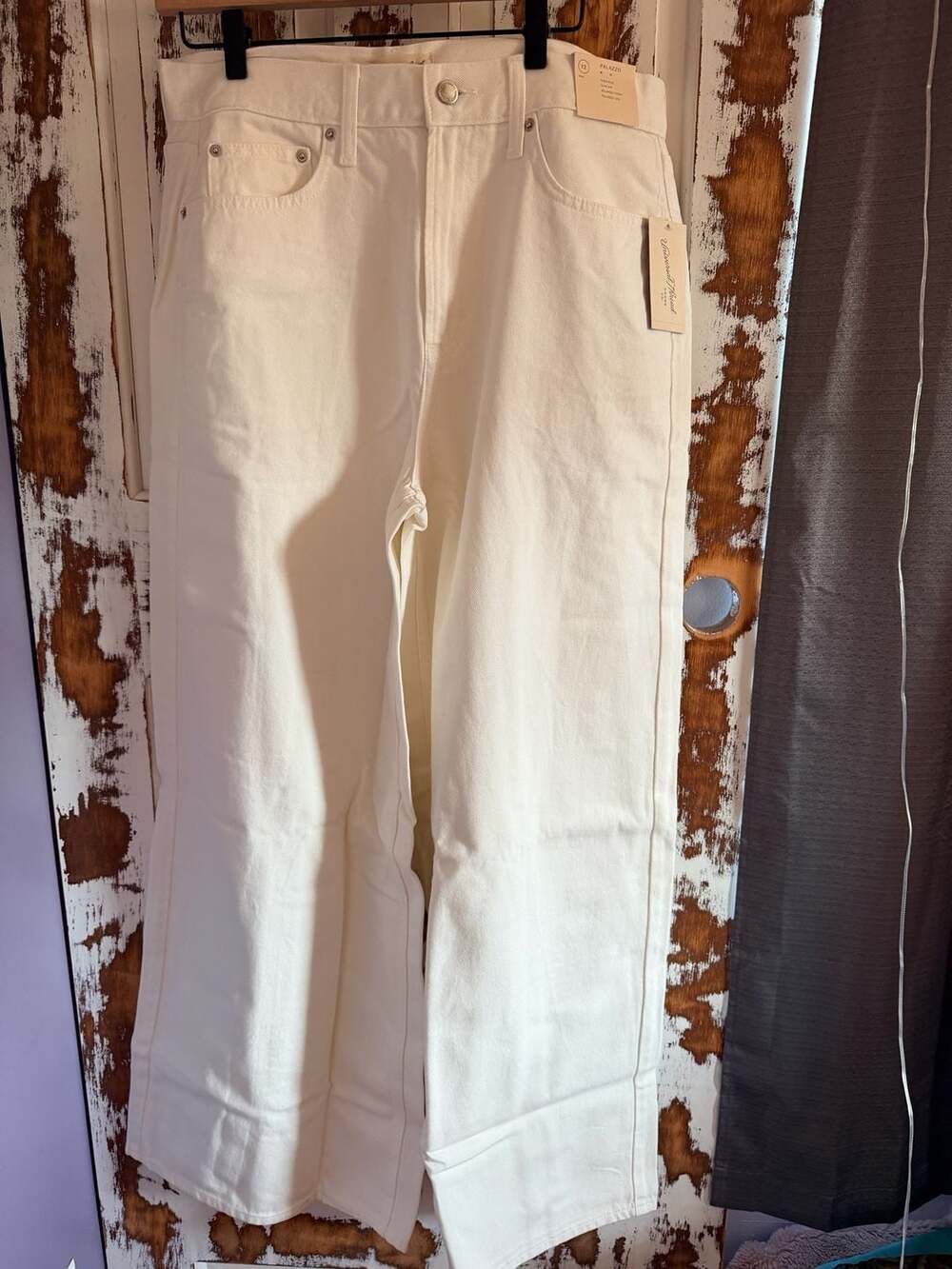 Universal Thread Parisian Coastal Old Money High-Rise Palazzo Jeans Size 12 NWT